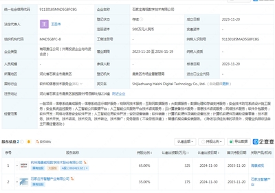 海康威視石家莊新設數(shù)字技術(shù)公司，加速AI軟件與公共服務平臺布局